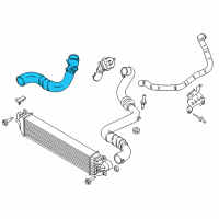 OEM 2016 Ford Fusion Air Hose Diagram - FS7Z-6K683-B