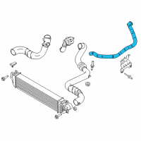OEM 2014 Ford Fusion Air Tube Diagram - DS7Z-9A624-D