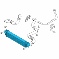 OEM 2016 Lincoln MKZ Intercooler Diagram - DG9Z-6K775-C