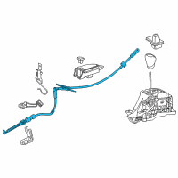 OEM Lexus Cable Assembly, Transmission Diagram - 33820-0E170