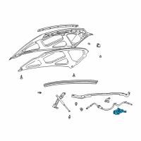 OEM 2004 Ford Excursion Latch Diagram - 4C3Z-16700-AA