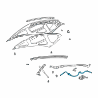 OEM 2002 Ford Excursion Release Cable Diagram - 5C3Z-16916-AA