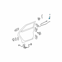 OEM 2007 Cadillac DTS Rod Asm-Rear Side Door Locking Diagram - 25849224