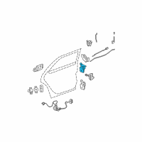 OEM 2006 Cadillac DTS Upper Hinge Diagram - 15872186