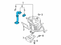 OEM Kia Sorento Pipe Assembly-EGR, A Diagram - 284102S010
