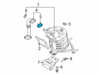 OEM Kia Gasket-EGR Pipe Diagram - 284932S010