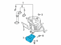 OEM Hyundai Santa Cruz Stay-Exhaust Manifold Diagram - 28527-2SAC0