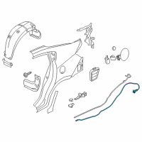 OEM Kia Catch & Cable Assembly-F Diagram - 815901W001