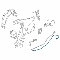 OEM 2017 Kia Rio Catch & Cable Assembly-F Diagram - 815901W001