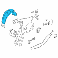 OEM 2013 Kia Rio Guard Assembly-Rear Wheel Diagram - 868221W110