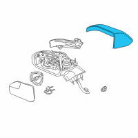 OEM 2014 Lincoln MKZ Mirror Cover Diagram - DP5Z-17D743-AAPTM