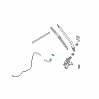 OEM Nissan 350Z Windshield Washer Tube Diagram - 28976CD000