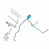 OEM 2021 Nissan Maxima Tube-Washer, Windshield Diagram - 28935-9DJ0A