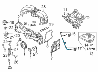 OEM 2022 Toyota GR86 Tube Diagram - SU003-09595