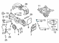 OEM 2022 Toyota GR86 Dipstick Diagram - SU003-09592
