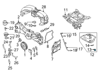 OEM 2022 Toyota GR86 Drain Plug Diagram - SU003-10652