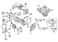 OEM Toyota Drain Plug Diagram - SU003-10652