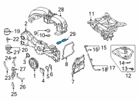 OEM 2022 Toyota GR86 Intake Manifold Gasket Diagram - SU003-09020