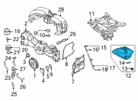 OEM Toyota GR86 Lower Oil Pan Diagram - SU003-09483