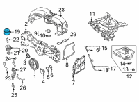 OEM 2022 Toyota GR86 Oil Filter Diagram - SU003-08412