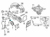 OEM 2022 Toyota GR86 Front Seal Diagram - SU003-09477