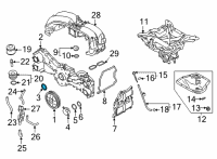 OEM Toyota GR86 Front Seal Diagram - SU003-09477