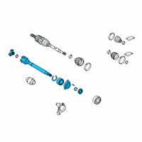 OEM 2021 Toyota RAV4 Prime Inner Joint Diagram - 43403-0R010