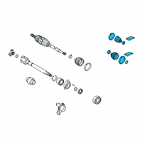 OEM 2019 Lexus UX250h Boot Kit, FR Drive S Diagram - 04428-44062