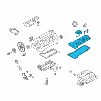 OEM BMW Cylinder Head Cover Diagram - 11-12-7-848-154