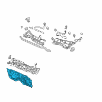 OEM Honda Accord Dashboard (Lower) Diagram - 61500-SDA-A70ZZ