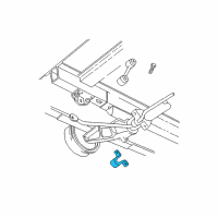 OEM 2002 Dodge Grand Caravan Clamp-STABILIZER Bar Link Diagram - 4721062AA