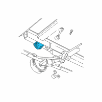 OEM 2004 Chrysler Town & Country Bracket-STABILIZER Bar Link Diagram - 5006131AA