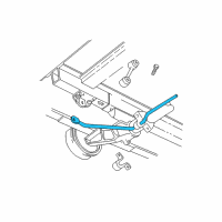 OEM 2003 Chrysler Voyager Shaft-Rear SWAY Diagram - 5080991AA