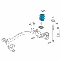 OEM 2020 Chevrolet Trax Coil Spring Diagram - 42398115
