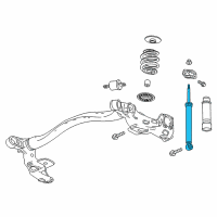 OEM 2015 Chevrolet Trax Shock Diagram - 95440473
