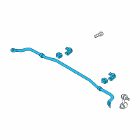 OEM 2017 Kia Niro Bar Assembly-Rear Stabilizer Diagram - 55510G2200