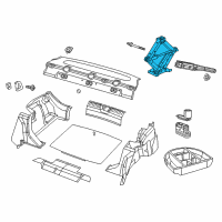 OEM 2013 Dodge Dart Jack-Scissors Diagram - 68140767AD