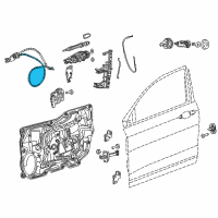 OEM Chrysler 200 Cable-Inside Handle To Latch Diagram - 68249056AA