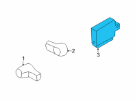 OEM Ford Bronco Sport MODULE - PARKING AID SYSTEM Diagram - LJ6Z-15K866-A