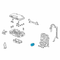 OEM 2001 Acura CL Relay Assembly, Turn Signal And Hazard (Mitsuba) Diagram - 38300-S9A-003