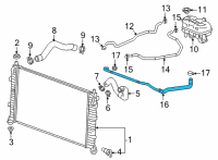 OEM 2020 GMC Sierra 1500 Outlet Tube Diagram - 84810252