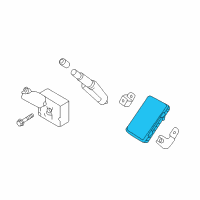 OEM 2016 Nissan Titan XD Body Control Module Assembly Diagram - 284B2-9FT0A