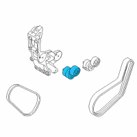 OEM 2015 Hyundai Sonata Tensioner Assembly-Crk Diagram - 25281-2G653