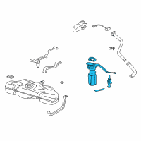 OEM 2005 Pontiac Grand Am Fuel Pump Diagram - 10357870