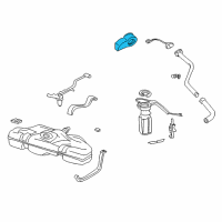 OEM 1999 Pontiac Grand Am Housing Asm-Fuel Tank Filler Pipe Diagram - 22612470