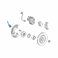 OEM 2003 Lincoln LS Rear Speed Sensor Diagram - 3W4Z-2C190-BA