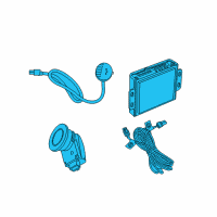 OEM 2015 Dodge Charger Module-Parking Assist Diagram - 68170046AH