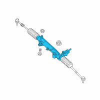 OEM 2012 Jeep Grand Cherokee Rack And Pinion Gear Diagram - 52124727AF