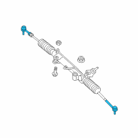 OEM Jeep Tie Rod-Outer End Diagram - 68069646AB