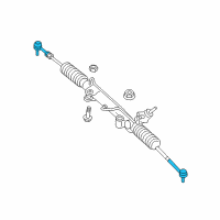 OEM 2014 Dodge Durango Tie Rod-Outer End Diagram - 68069646AB